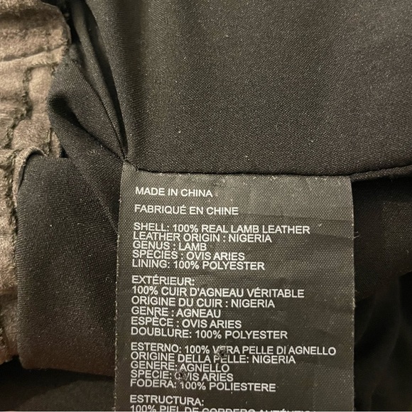 Ralph Lauren Lamb Suede Leather Pants in Sage Green - Picture 6 of 7